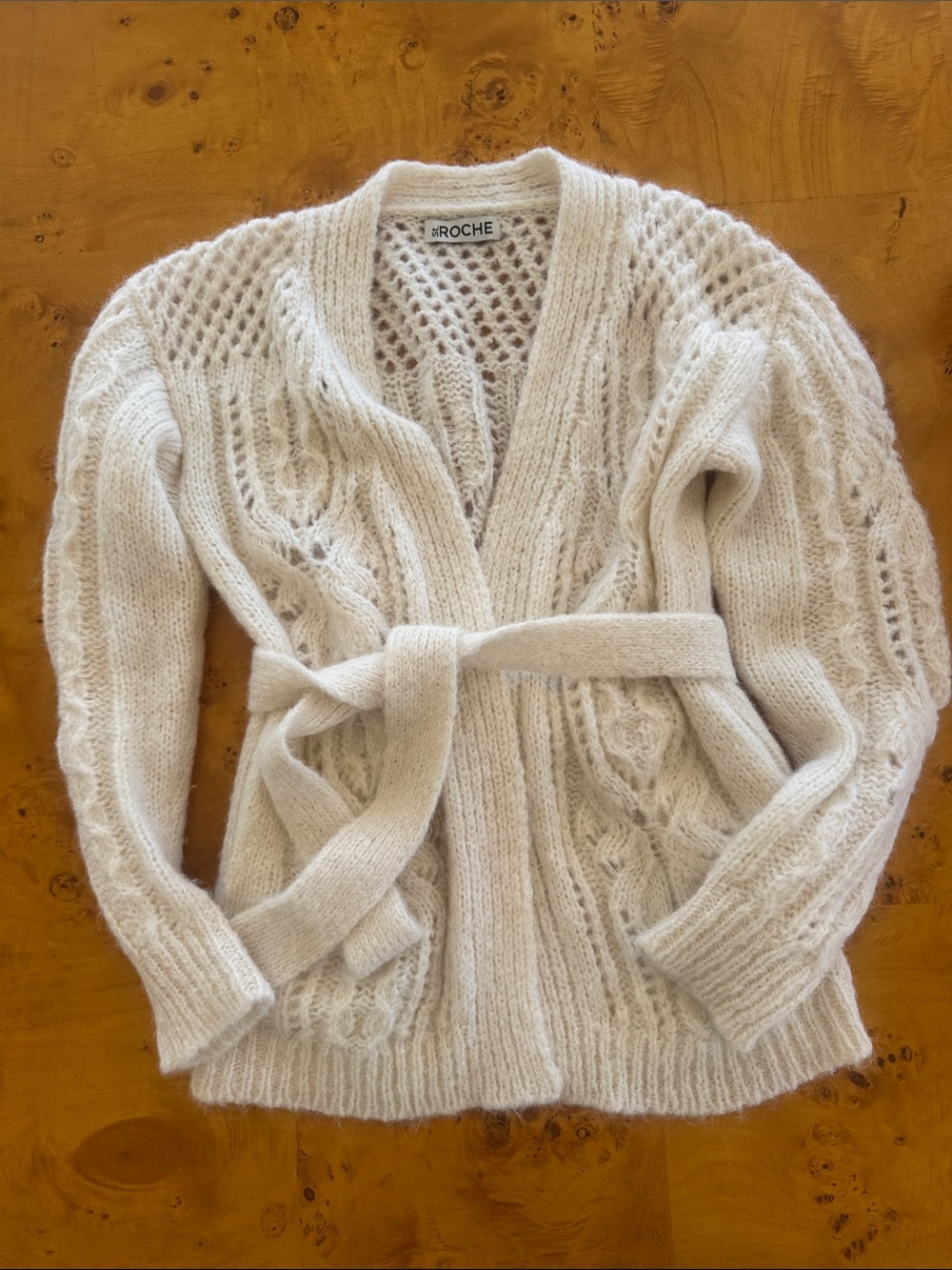 St. Roche Cora Cardigan - Ivory XS